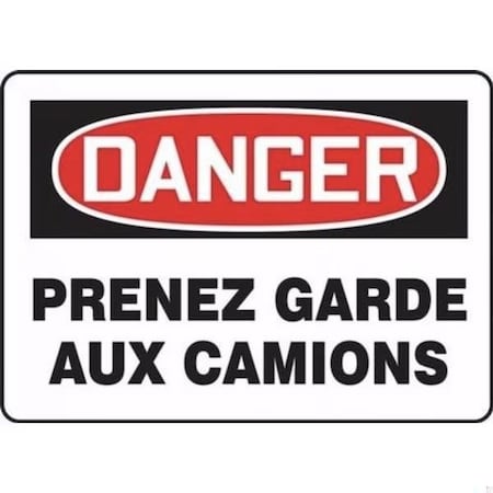 Accuform BILINGUAL FRENCH SIGN  TRAFFIC FRMVHR003XV FRMVHR003XV